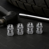 Tire Valve Stem Caps Fit for Genesis Cars. Air Valve Caps Suit for Most Car Truck SUV Wheel Accessories 4pcs Silver.